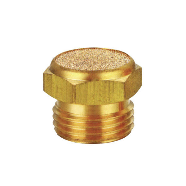 BSLM Subminiature Pneumatic Silencer Muffler , Brass G Thread Noise