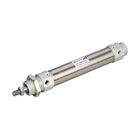Round Stainless Steel Mini Air Cylinder CRDSW Type With Bore 32 - 63mm