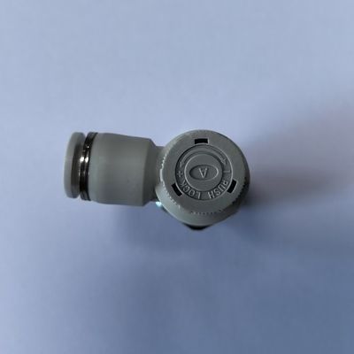 10.20Kgf/cm2 Max Pressure Grey Fittings for Versatile Piping Applications. لوازم لوله های پنوماتیک خاکستری برای کاربردهای لوله کشی متنوع